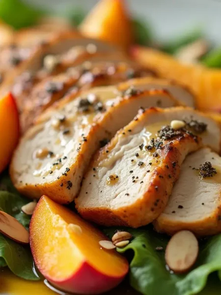 Chicken & Nectarine Salad A Poppy Seed Summer Hit