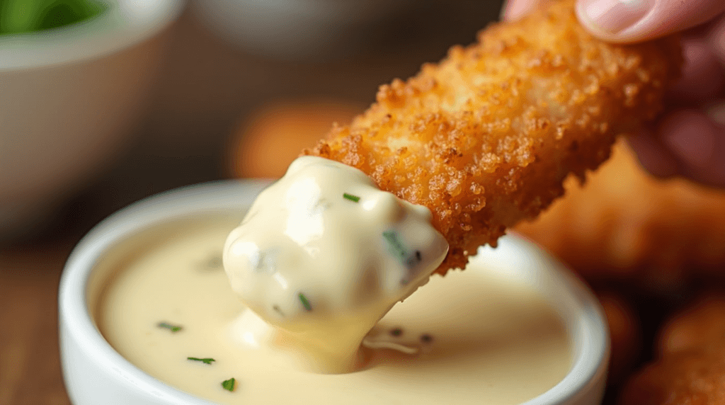 Easy Parmesan Chicken Fingers with Garlic Cheese Sauce | 30-Minute Recipe 3 Easy Parmesan Chicken Fingers with Garlic Cheese Sauce | 30-Minute Recipe