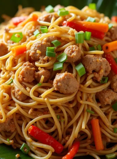 Filipino Pancit Recipe