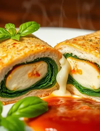 Baked Mozzarella Chicken Rolls: Easy, Cheesy Dinner Recipe