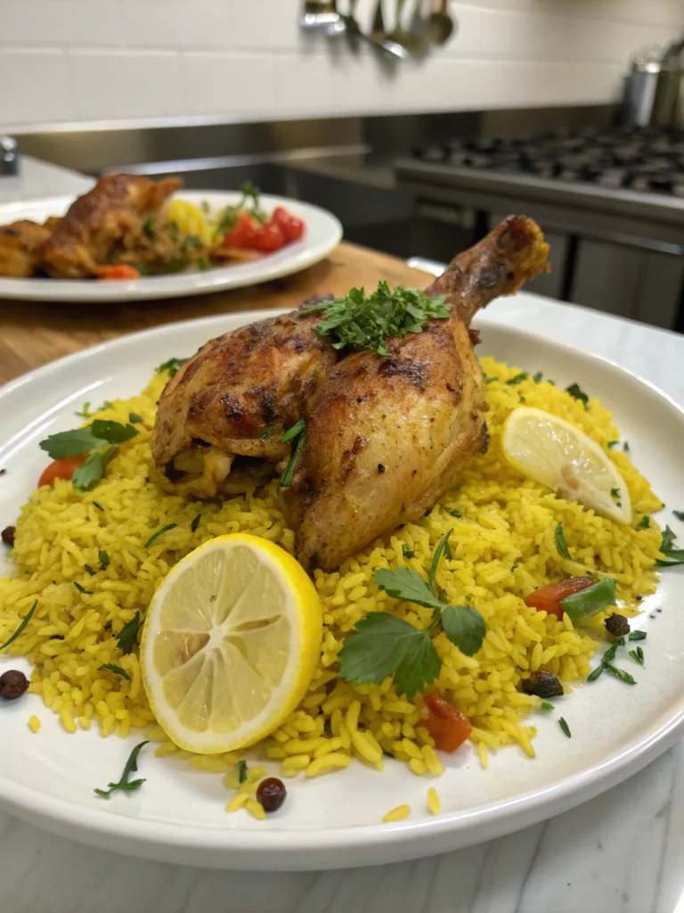 chicken and yellow rice recipe
