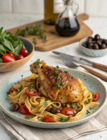 chicken thigh and pasta recipes