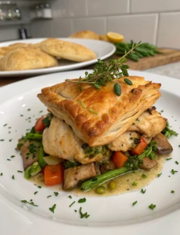 chicken with puff pastry recipes