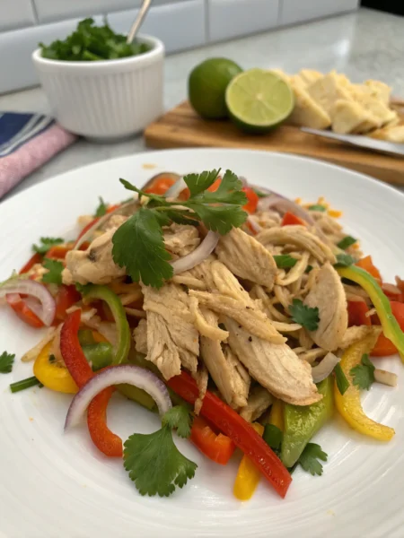 healthy shredded chicken recipes