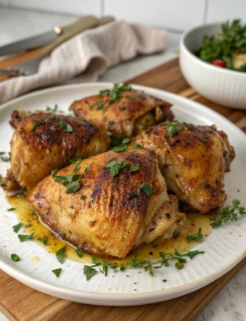 oven baked chicken thighs recipe