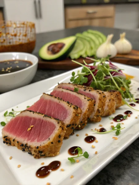 ahi tuna recipe -seared