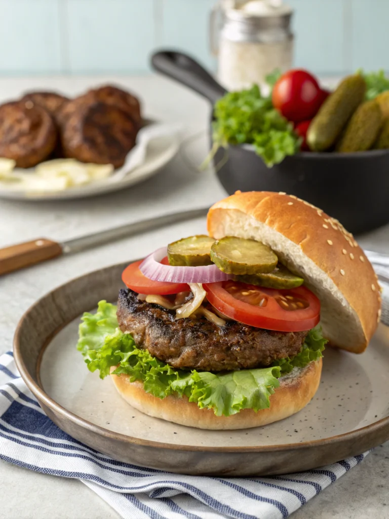 bison burger recipe