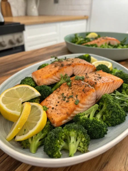 salmon and broccoli recipe