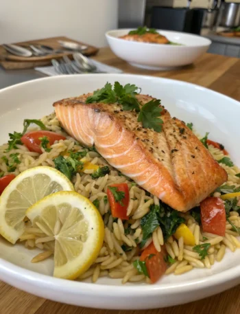 salmon and orzo recipes